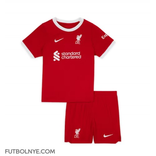 Camiseta Liverpool Primera Equipación para niños 2023-24 manga corta (+ pantalones cortos)
